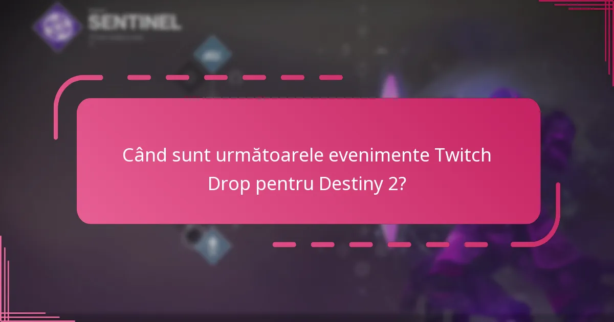 Cum să configurezi notificările pentru Twitch Drop pentru Destiny 2?
