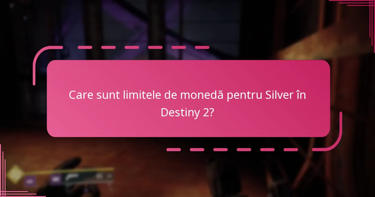 Ce recompense pot fi deblocate cu Silver în Destiny 2?