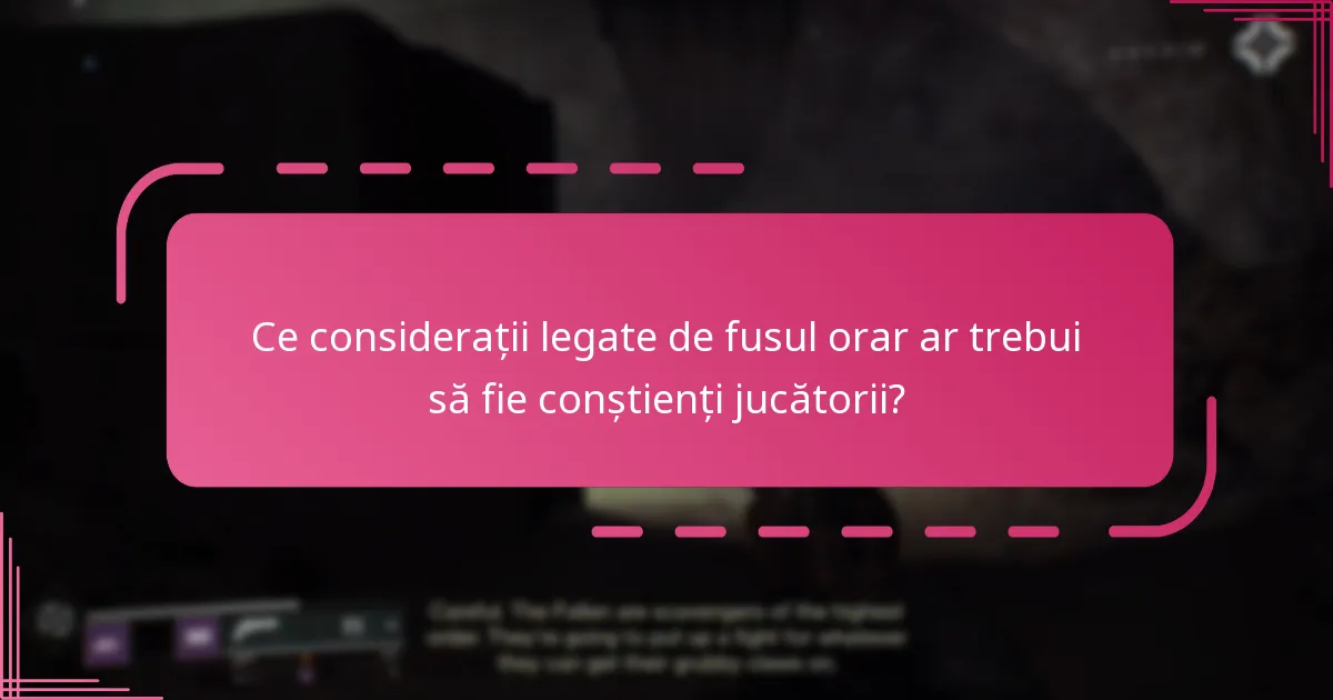 Care sunt implicațiile programului evenimentului asupra participării jucătorilor?