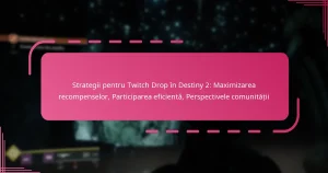 Strategii pentru Twitch Drop în Destiny 2: Maximizarea recompenselor, Participarea eficientă, Perspectivele comunității
